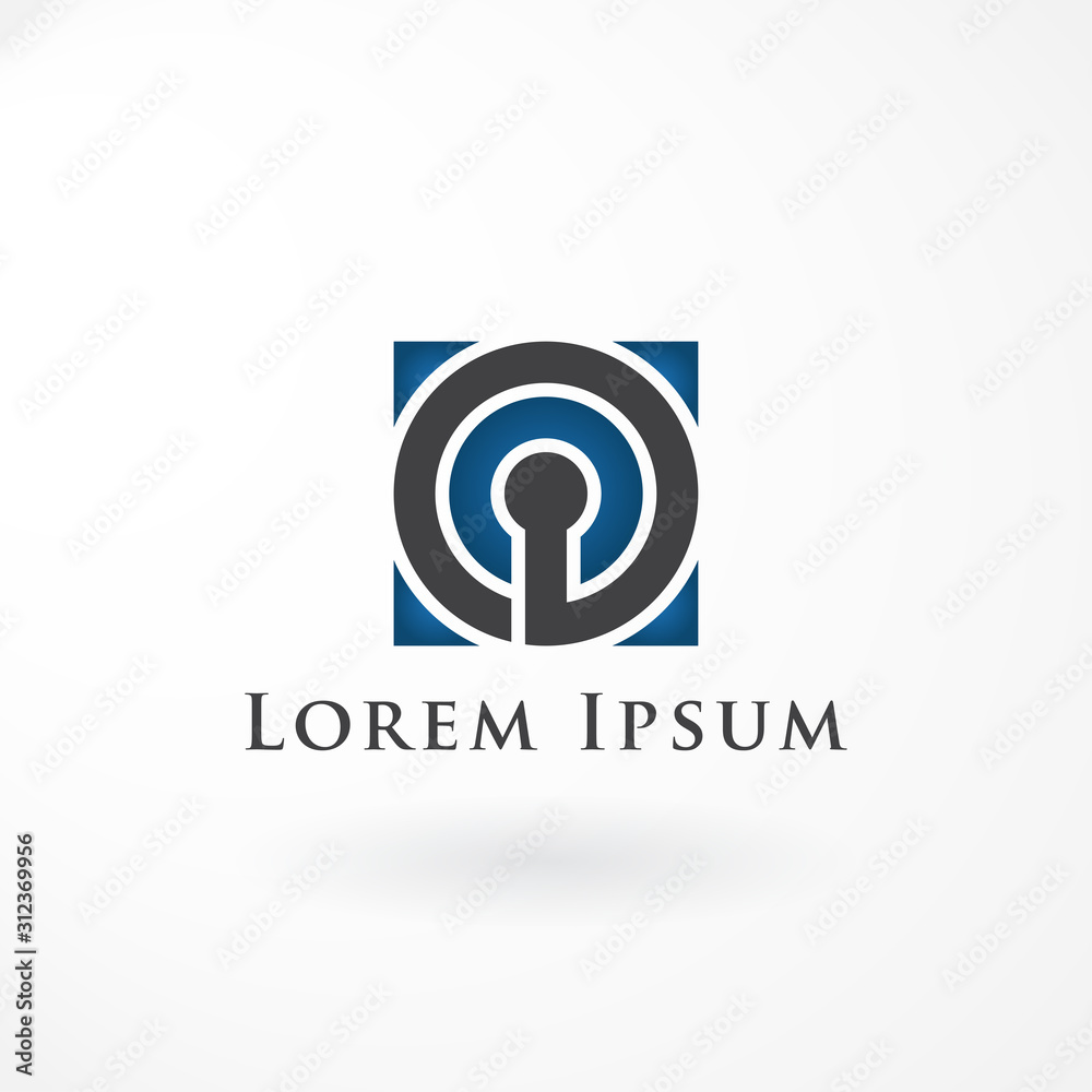Logo Symbol is Digital Signal Wireless and Wave Network Logo Symbol is Digital Signal Wireless and Wave Network