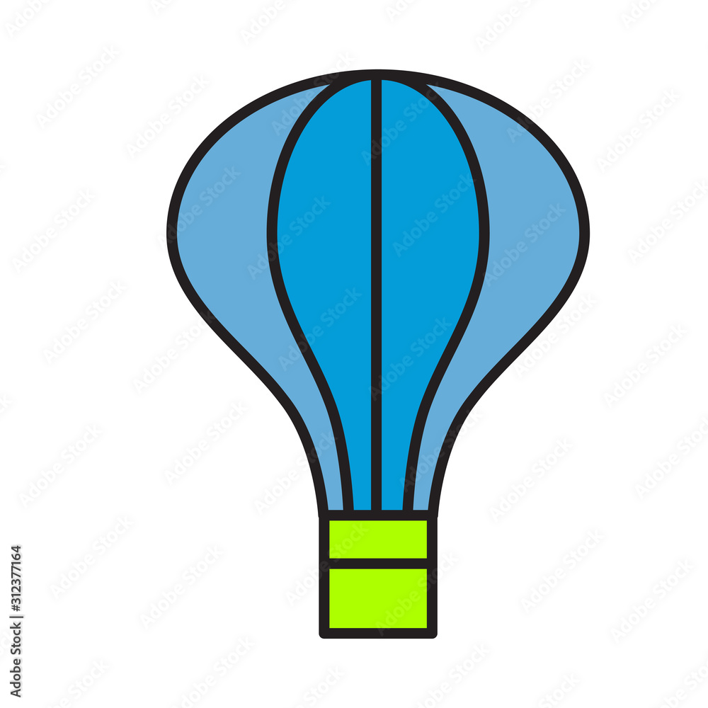 Air Balloon Icon Vector Air Balloon Icon Vector