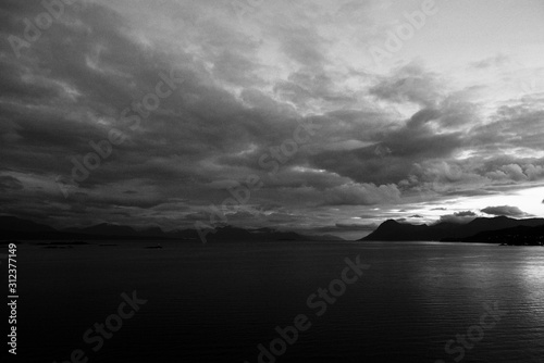 clouds over the sea, norway, norge