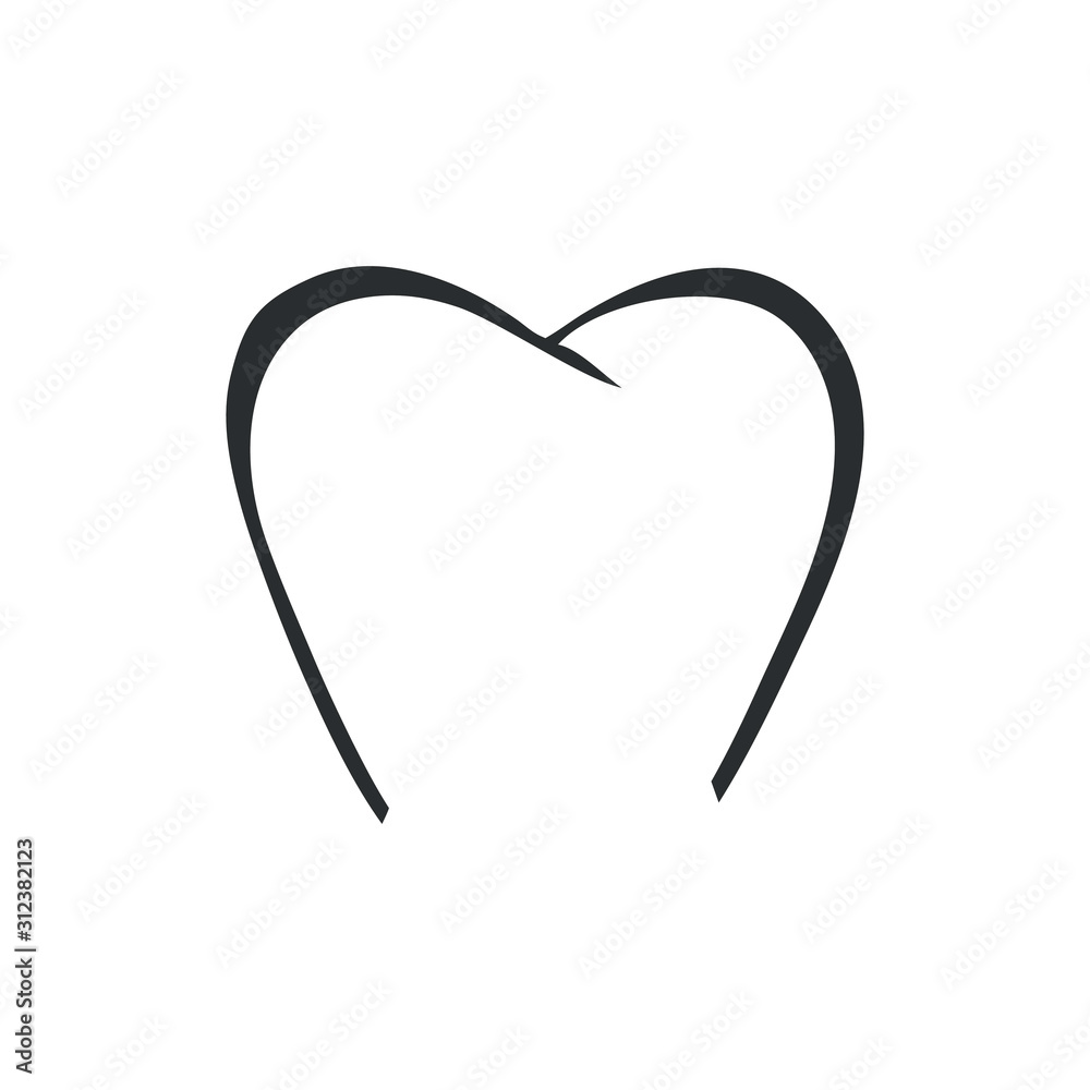 the healthy blue tooth logo design is very simple and modern the healthy blue tooth logo design is very simple and modern