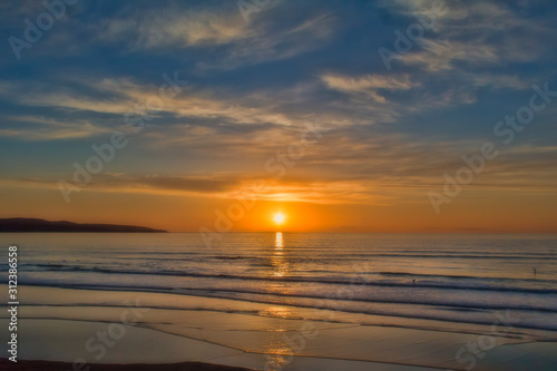 sunset over the sea © Joe