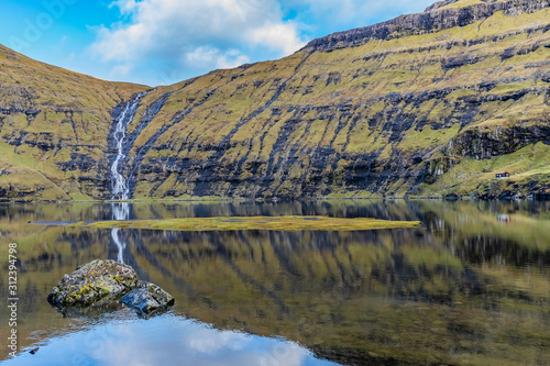 Ut a Lonna - the route from the village Saksun at Streymoy photo