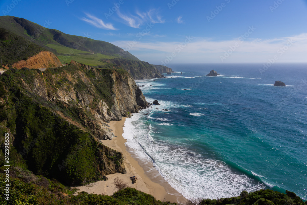 Beautiful Pacific coast, California