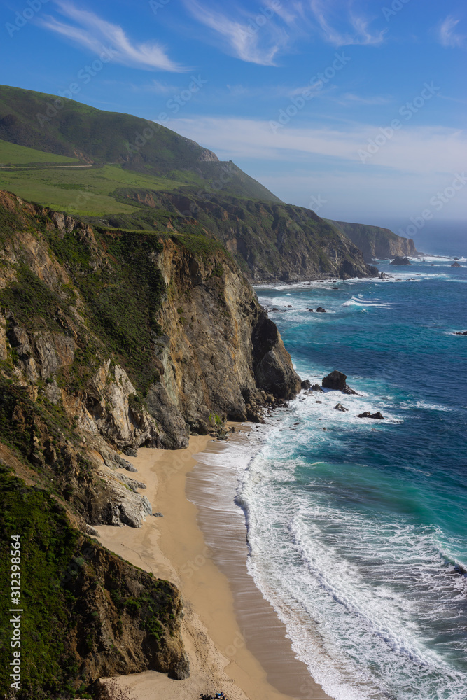 Beautiful Pacific coast, California