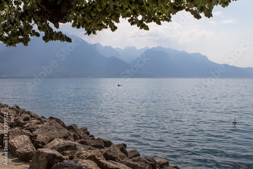 Geneva lake panorama, Switzerland