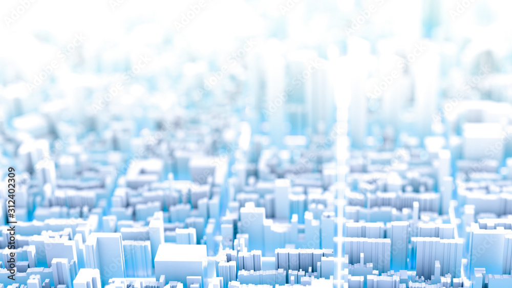 Techno mega city; urban and futuristic technology concepts, original 3d rendering Techno mega city; urban and futuristic technology concepts, original 3d rendering