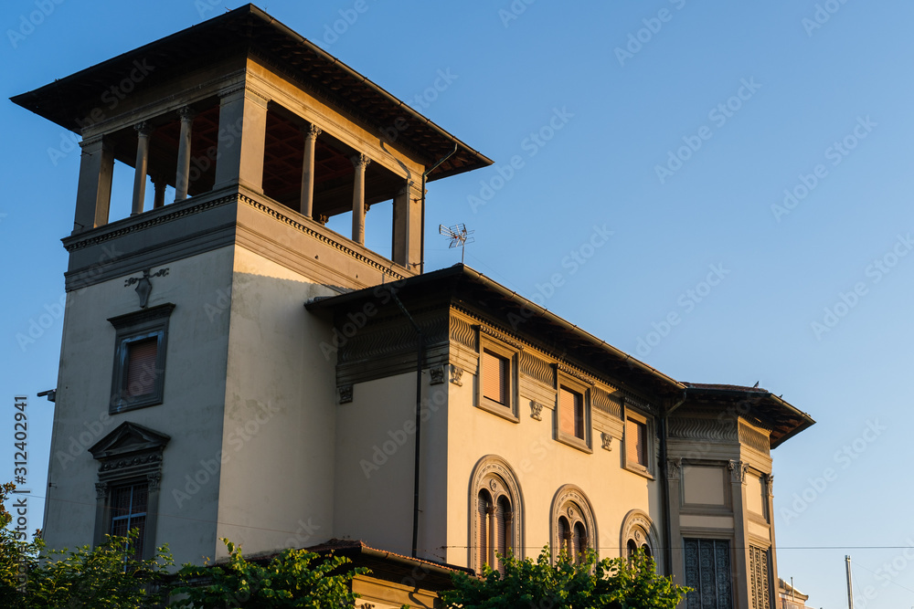Fototapeta premium Old House in Pisa, Tuscany, Italy