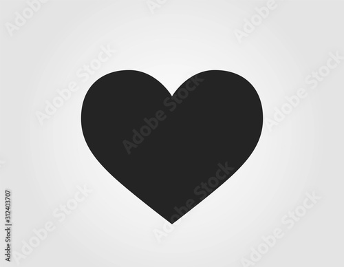 heart icon. love and valentines symbol. valentine's day design element.
