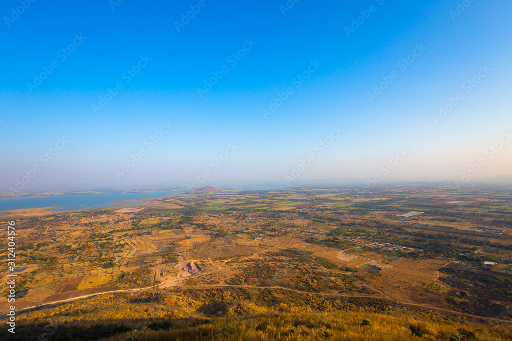 Thailand, Above, Abstract, Aerial View, Agricultural Field