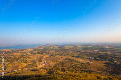 Thailand, Above, Abstract, Aerial View, Agricultural Field