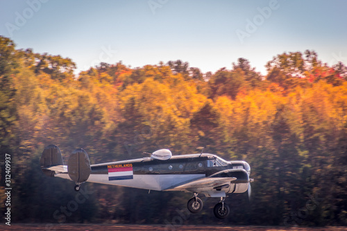 Beechcraft AT-11 taking off photo