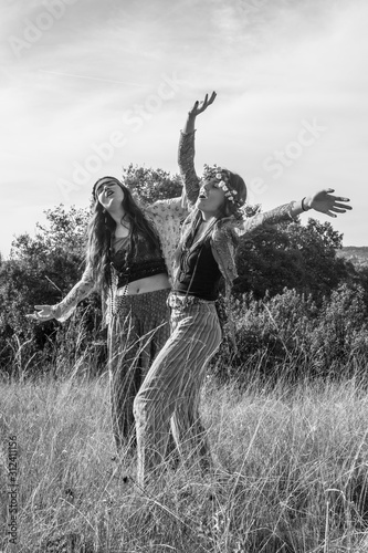 Hippie girls