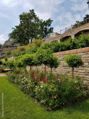 Photography Garden of Gul Baba's Tomb in Budapest, Hungary in June 2019