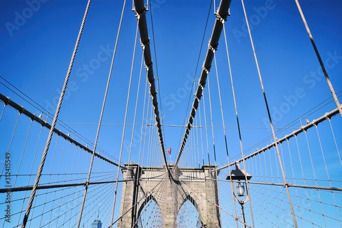 Brooklyn Bridge in New York , USA