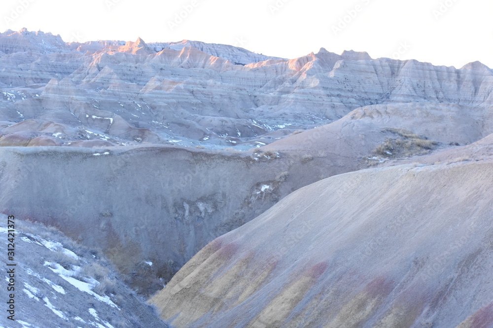 Fototapeta premium non edited badlands southdakota