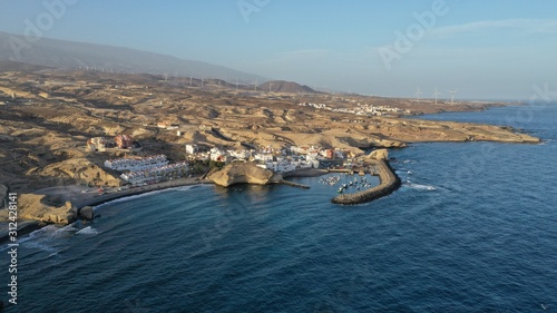Famous fresh fish restaurants in Tajao, Tenerife South.