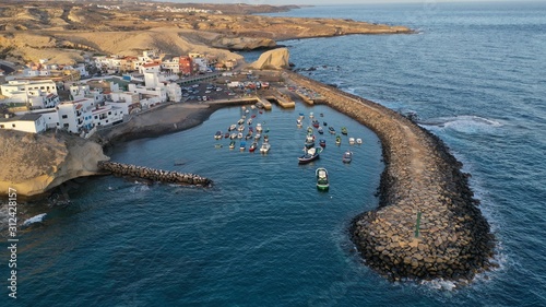 Famous fresh fish restaurants in Tajao, Tenerife South.