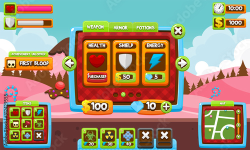 Candy Game UI