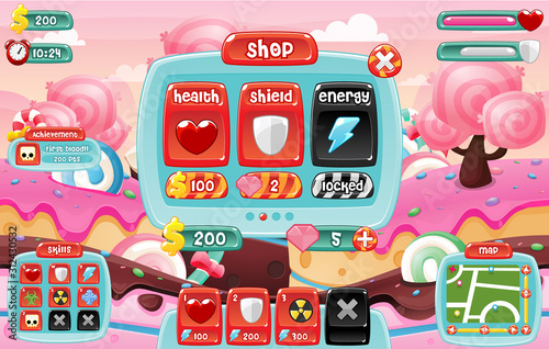 Candyland Game UI