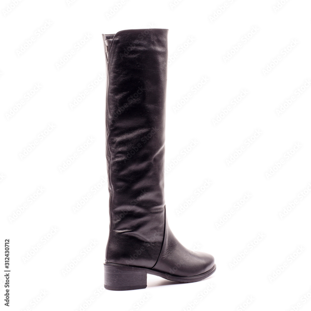 Women's boots on a white background Women's boots on a white background