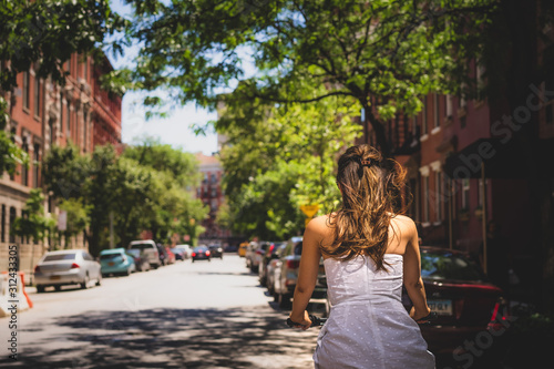 Cyclist in Tribeca