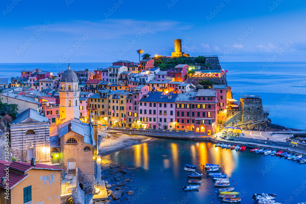 Vernazza village. Cinque Terre National Park, Italy.