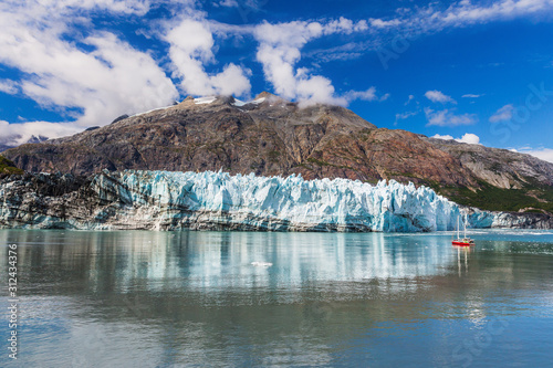Alaska. Margerie glacier in the Glacier Bay National Park.