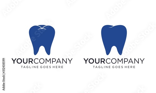 Dental clinic for logo design vector editable	