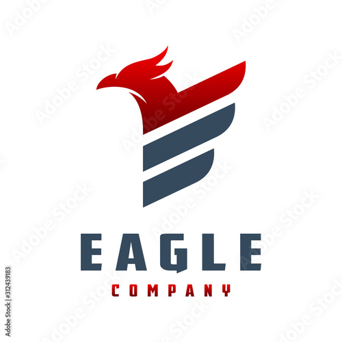 eagle animal logo design