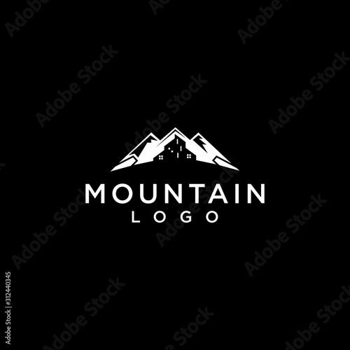mountain logo simple premium