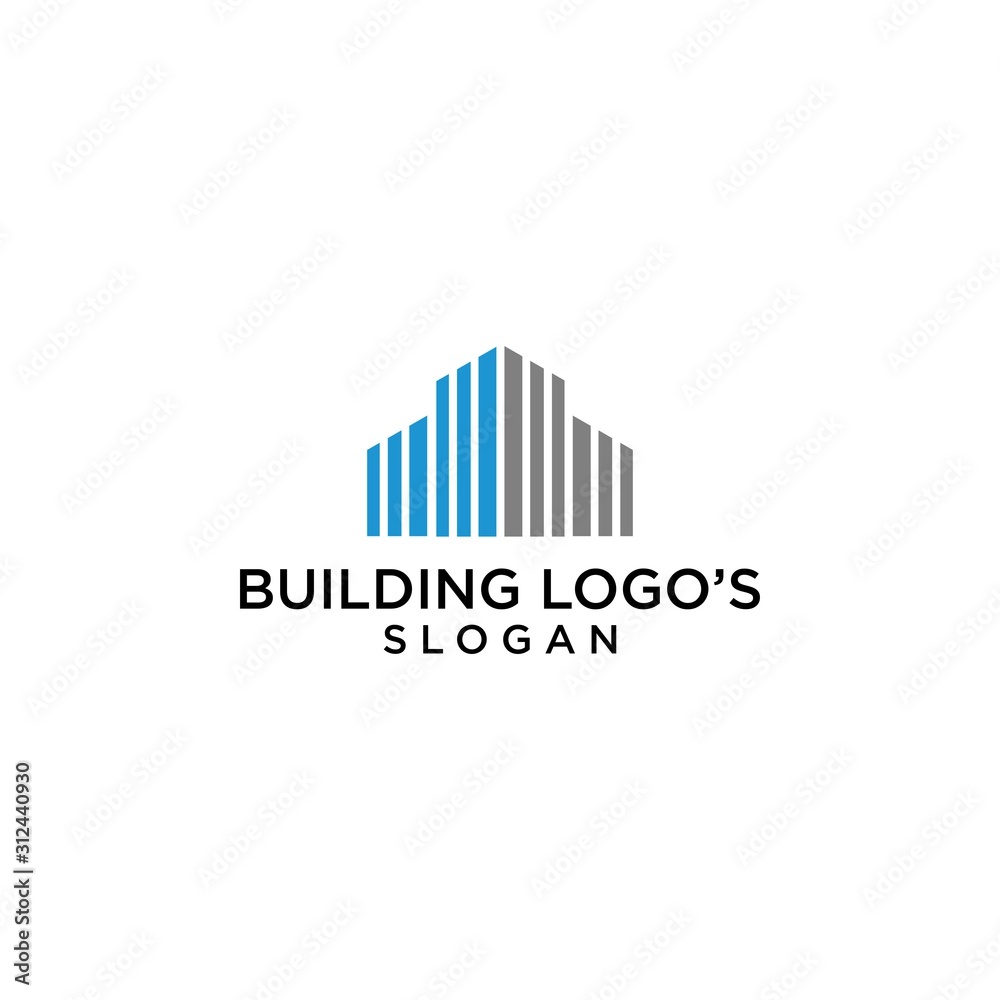 building logo simple premium building logo simple premium
