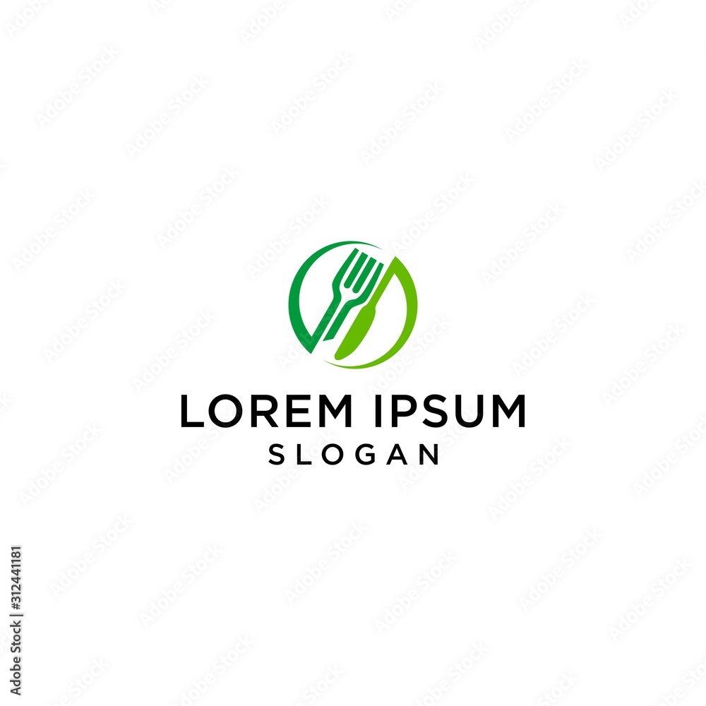 food and drink logo premium