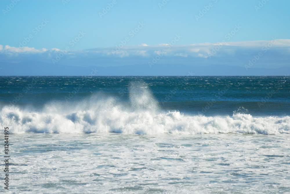 海　波　素材