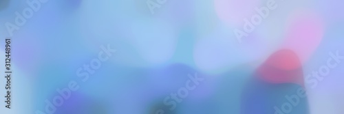 blurred horizontal background graphic with sky blue, corn flower blue and light steel blue colors and free text space