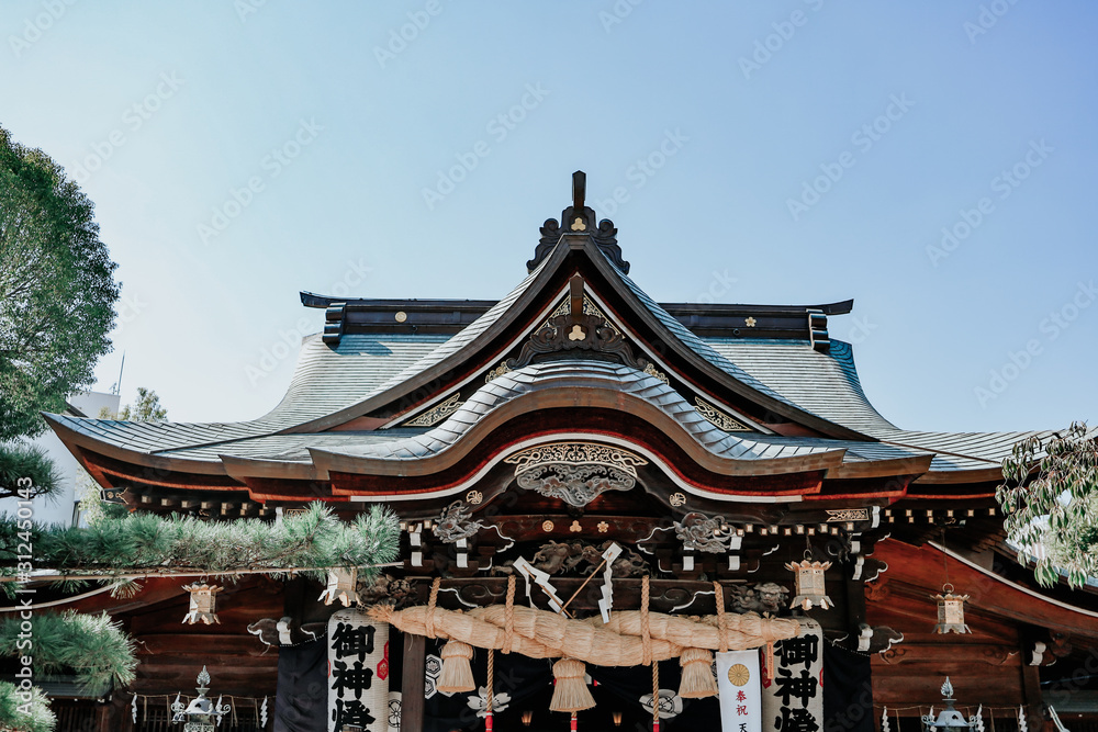 Kushida Shrine is a Shinto shrine located in Hakata-ku, Fukuoka, Japan. Kushida Shrine is a Shinto shrine located in Hakata-ku, Fukuoka, Japan.