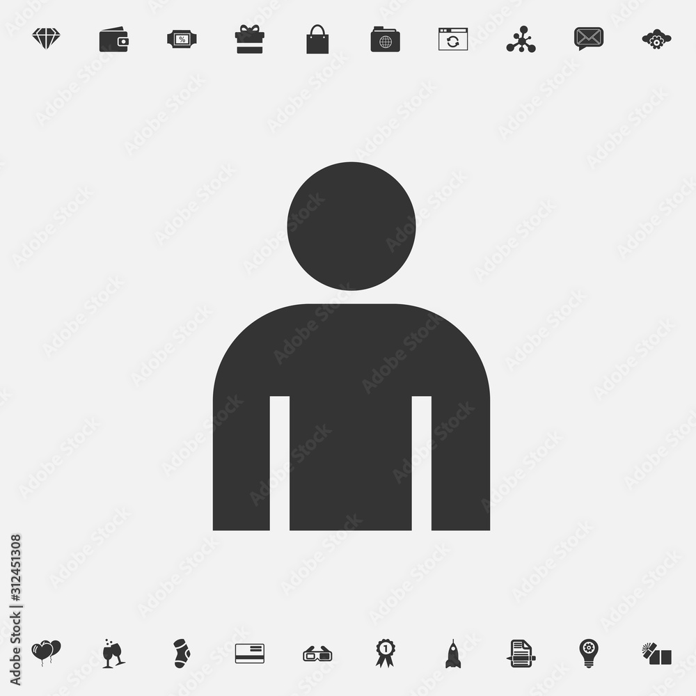 human icon vector illustration for graphic design and websites human icon vector illustration for graphic design and websites