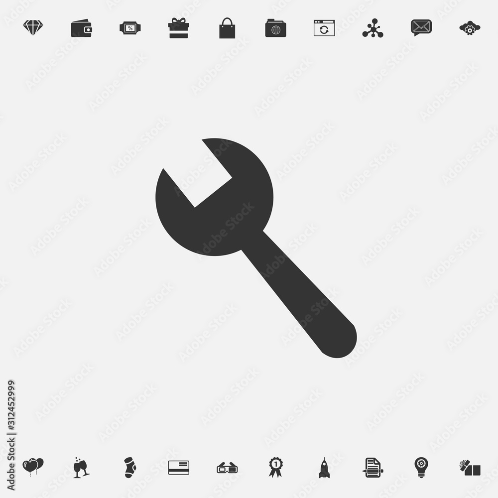 wrench icon vector illustration for graphic design and websites wrench icon vector illustration for graphic design and websites