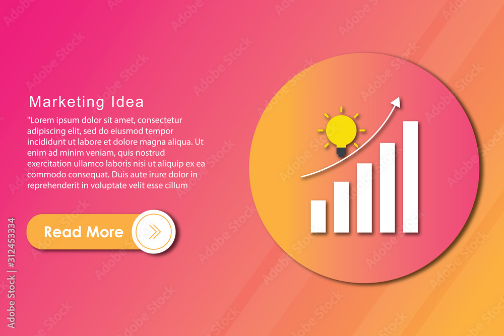 Marketing Idea concept Marketing Idea concept
