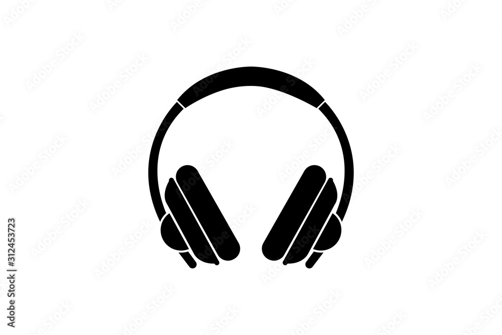 Headphone icon, earphone icon vector illustration Headphone icon, earphone icon vector illustration