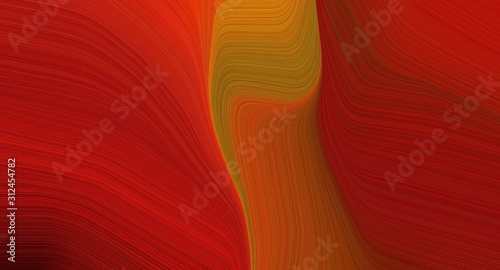 waves colorful abstract background with firebrick, maroon and dark golden rod colors. can be used as poster, canvas or wallpaper
