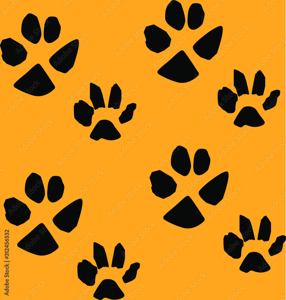 Fototapeta premium paw dog