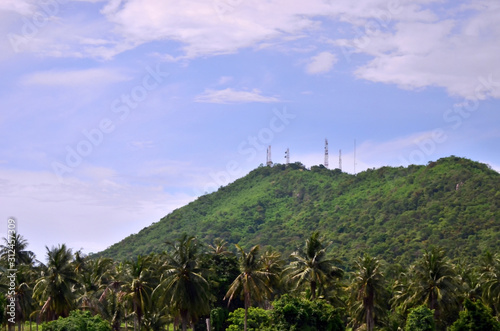 Khao Chalak mountain top in Bangpra, Chonburi, Thailand photo