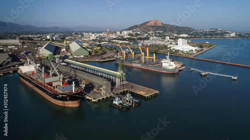 Townsville, Qld - Chios Sunrise and Eike Oldendorff on berths 8 & 10 respectively at the Port of Townsville