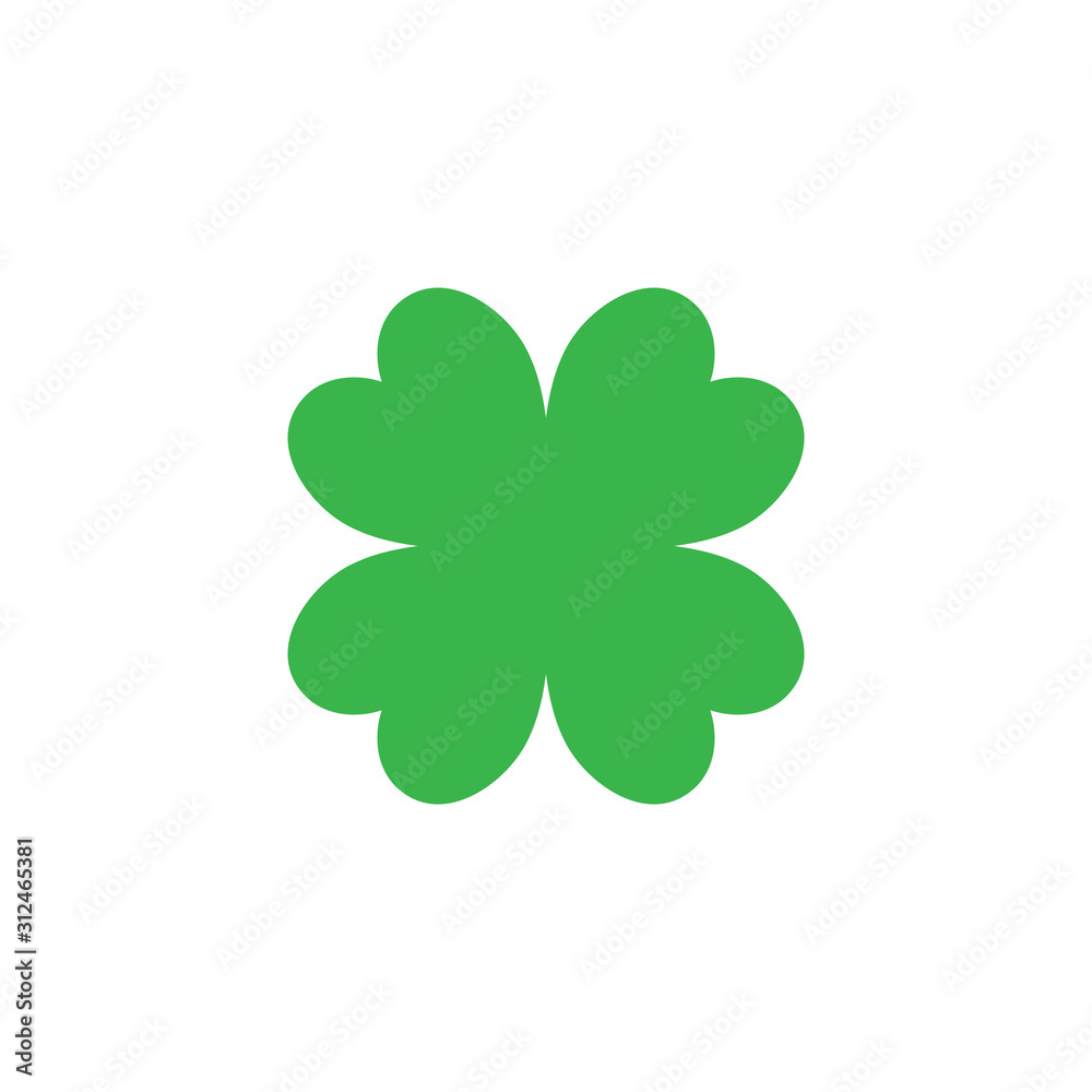 Leaf clover sign icon.saint patrick symbol.design Leaf clover sign icon.saint patrick symbol.design