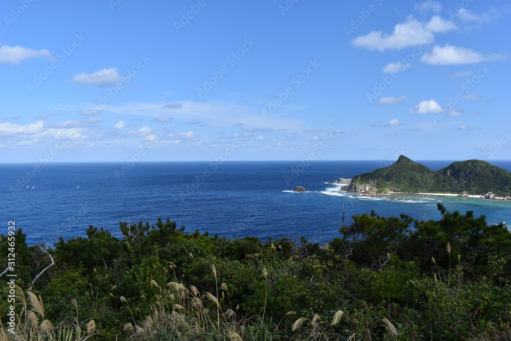 Fototapeta premium 稲崎展望台 (Zamami island/Okinawa)