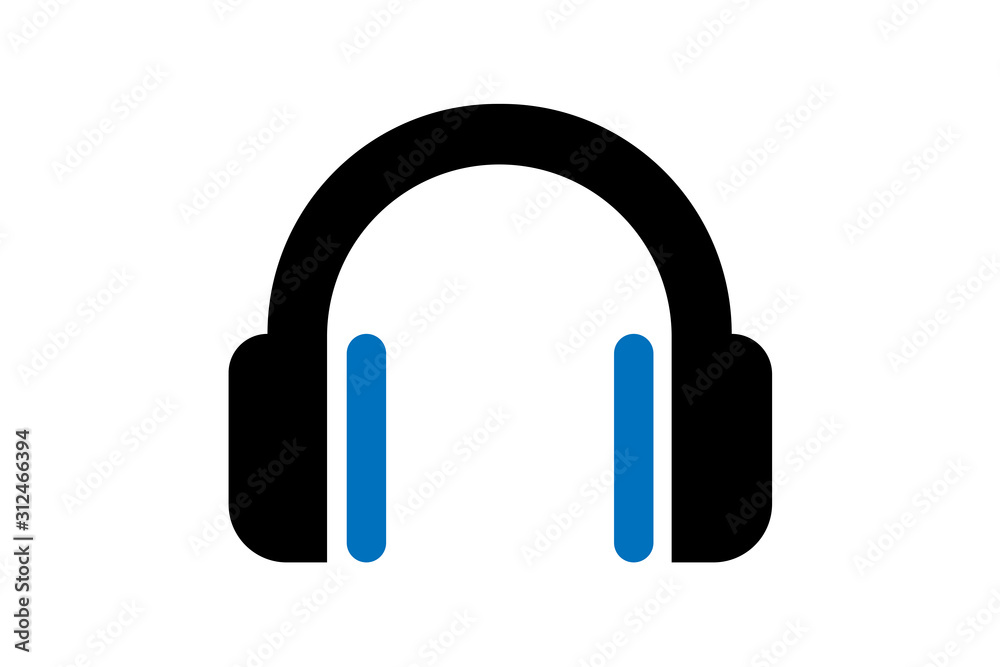 Headphone icon vector illustration Headphone icon vector illustration