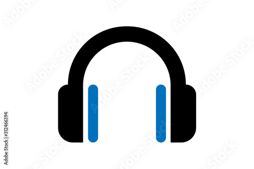Headphone icon vector illustration