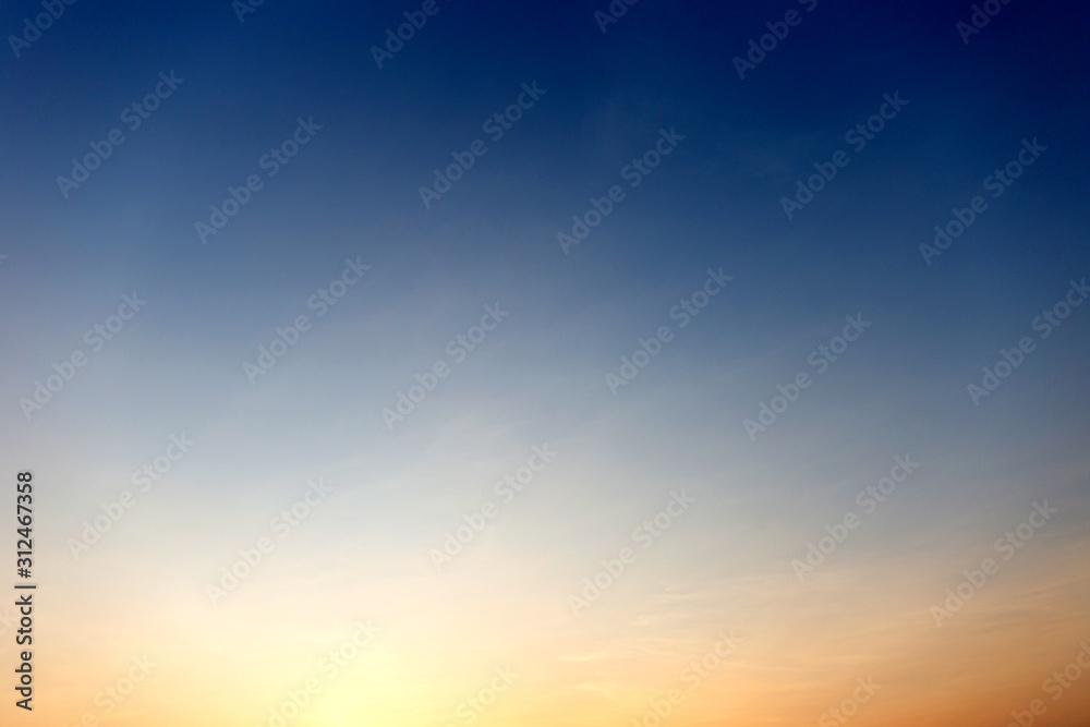 Beautiful evening sky. Abstract background.