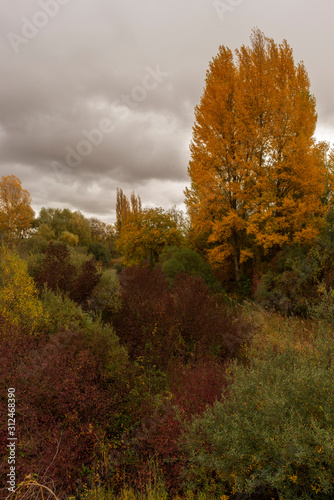 La Soria rural a cloudy autumn day