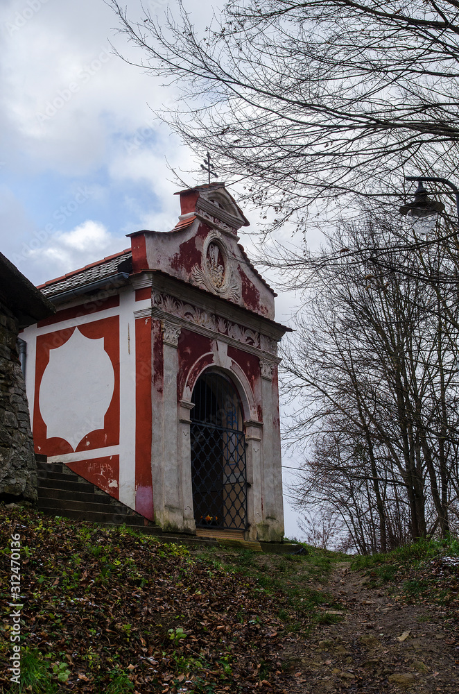 Kapliczka na Kalwari w Preszowie Słowacja